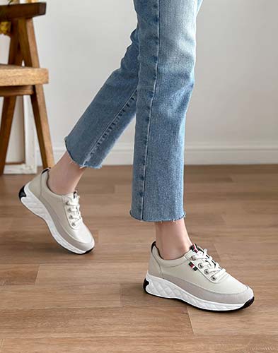 가을 신상 스니커즈 스니커즈 통굽 플랫 HD-0364