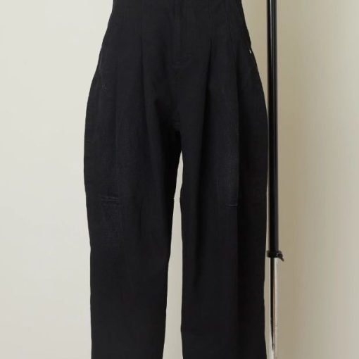 워시드 오디너리 시티 배기 블랙 2402SK134W