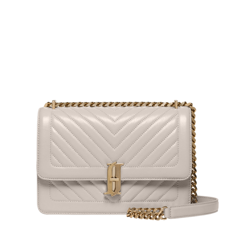 [패밀리세일] JOELLE QUILTING MD 체인 숄더 WH (JHNCHA0BS701WH010)