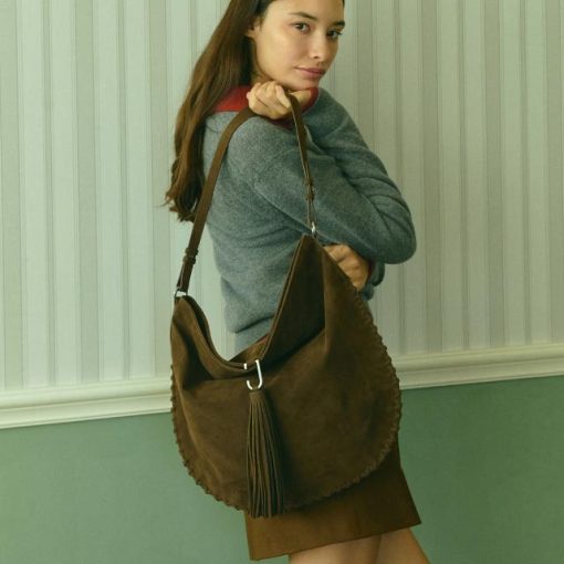 TASSIA 스웨이드 MD 호보 DB (JHNCHA5BF981DB260)