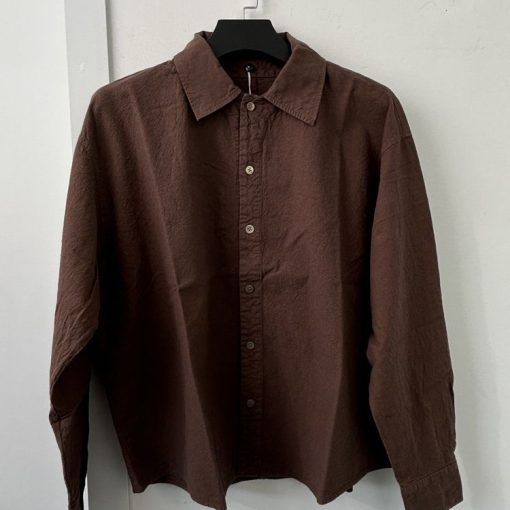 TYPE77 코튼 2번 브라운 (미 육군 유틸리티 셔츠 샘플링)