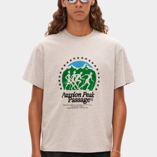 패션 피크 패시지 그레이 티셔츠