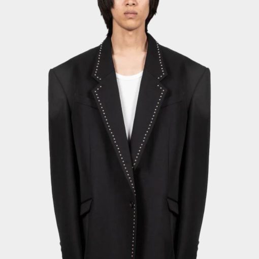 오버사이즈 오픈 블레이저 블랙 SS24 BL 004 A