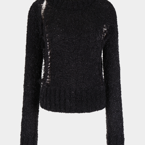 게일 니트 스웨터 (블랙) A24KT03BL