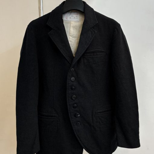 펠트 조끼 재킷 블랙