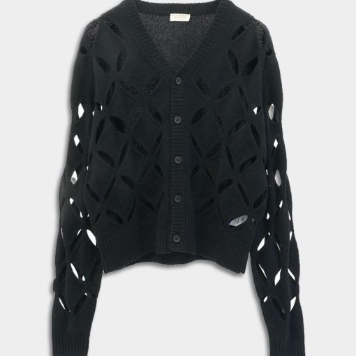 슬래시드 카디건 - SCAW22KN01